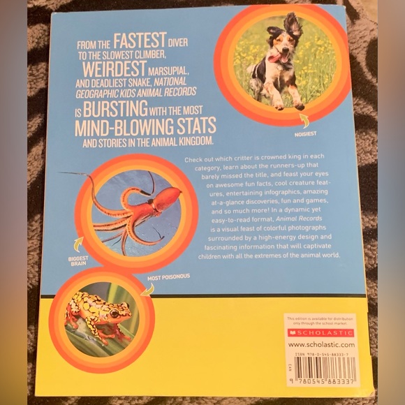 National Geographic Kids Animal Records Book - Picture 2 of 6